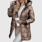 Élise™ | Elegantiškas žieminis paltas su gobtuvu ir pašiltinimu