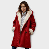 Antonia - Patogus Paltas su Fleece Pamušalu